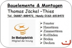 Bauelemente & Montagen Thomas Jäckel-Thies