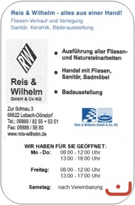 Reis & Wilhelm GmbH & Co. KG_Dörsdorf