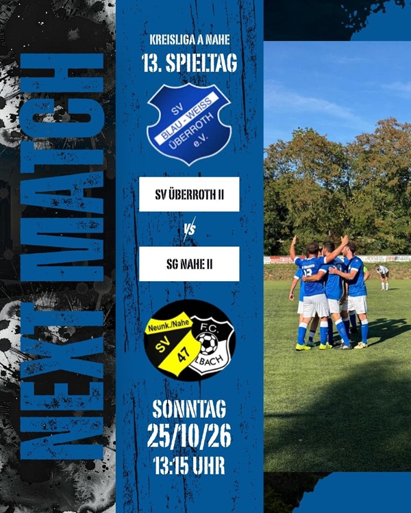 20261025 13. Spieltag 2. Mannschaft